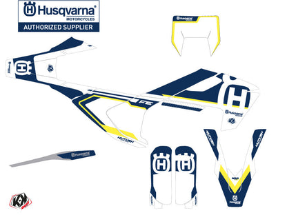 Husqvarna 250 FE Dirt Bike Nova Graphic Kit Blue