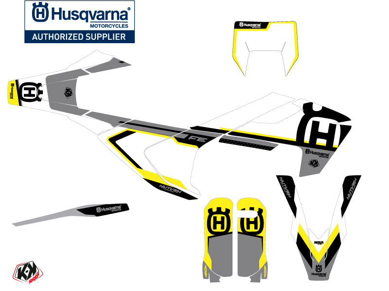 Husqvarna 250 FE Dirt Bike Nova Graphic Kit Black