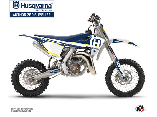 Husqvarna TC 65 Dirt Bike Nova Graphic Kit Blue