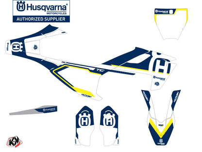 Husqvarna TC 85 Dirt Bike Nova Graphic Kit Blue