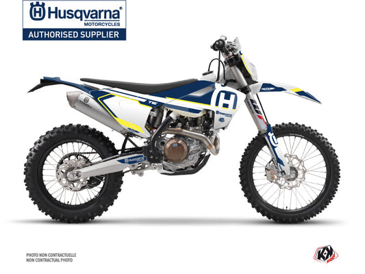 Husqvarna 250 TE Dirt Bike Nova Graphic Kit Blue