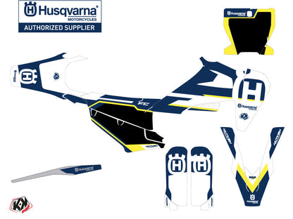 Husqvarna FC 250 Dirt Bike Nova Graphic Kit Blue