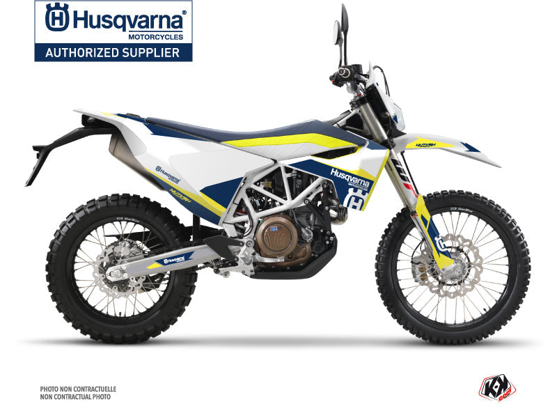 Husqvarna 701 Enduro Dirt Bike Orbit Graphic Kit White