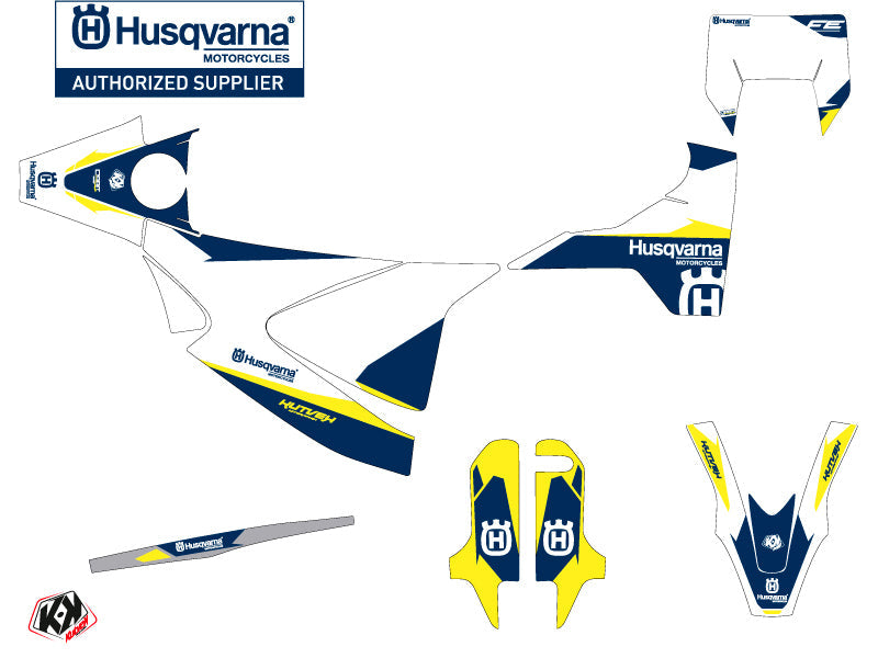 Husqvarna 701 Supermoto Street Bike Orbit Graphic Kit White