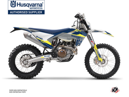 Husqvarna 350 FE Dirt Bike Orbit Graphic Kit Grey