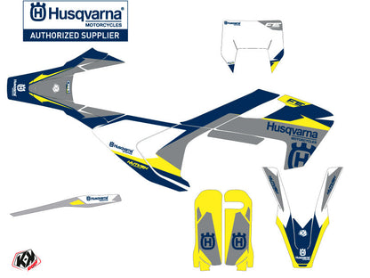 Husqvarna 350 FE Dirt Bike Orbit Graphic Kit Grey