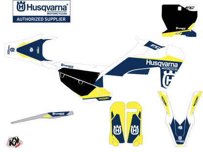 Husqvarna FC 250 Dirt Bike Orbit Graphic Kit White