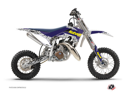 Husqvarna TC 50 Dirt Bike Predator Graphic Kit Purple Yellow