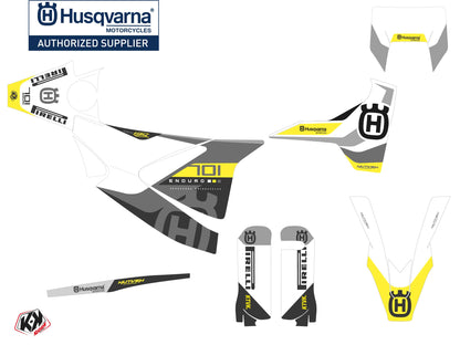 Husqvarna 701 Enduro Dirt Bike Reef Graphic Kit Grey