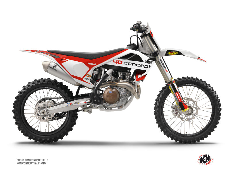 Husqvarna 350 FC Dirt Bike Replica BOS Graphic Kit