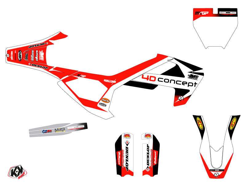 Husqvarna 65 TC Dirt Bike Replica BOS Graphic Kit