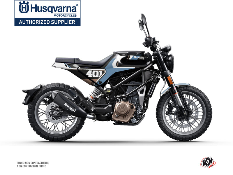 Husqvarna Svartpilen 401 Street Bike Rocket Graphic Kit Blue