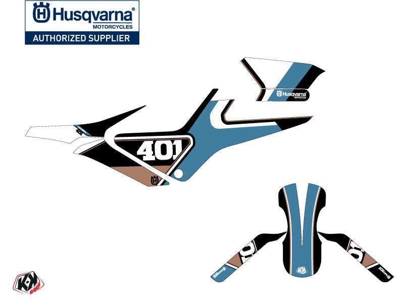 Husqvarna Svartpilen 401 Street Bike Rocket Graphic Kit Blue