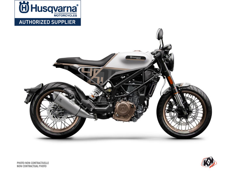 Husqvarna Vitpilen 401 Street Bike Sekment Graphic Kit Grey Black