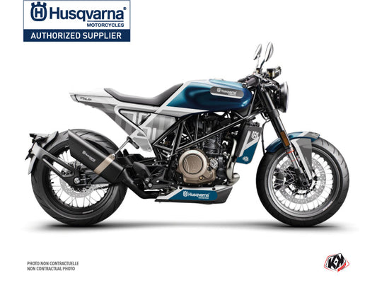 Husqvarna Vitpilen 701 Street Bike Sekment Graphic Kit Blue White