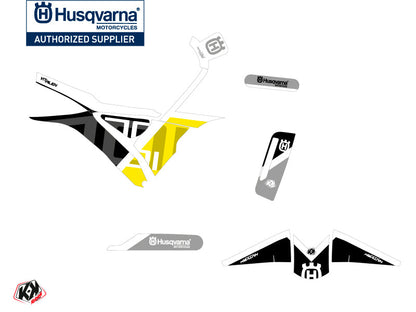 Husqvarna Vitpilen 701 Street Bike Sekment Graphic Kit Black White