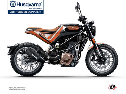 Husqvarna Svartpilen 401 Street Bike Skramb Graphic Kit Orange