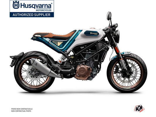 Husqvarna Vitpilen 401 Street Bike Skramb Graphic Kit Blue