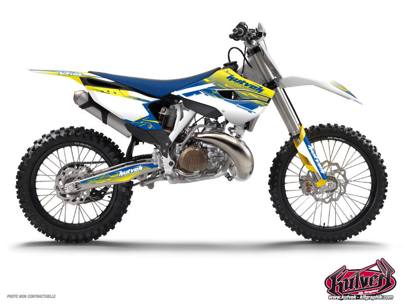 Husqvarna 250 FE Dirt Bike Slider Graphic Kit