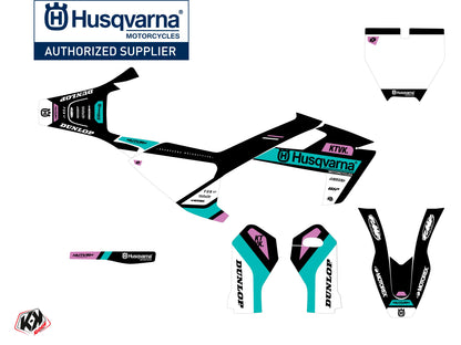 Husqvarna EE-5 Dirt Bike Start Graphic Kit Turquoise