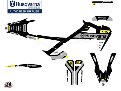 Husqvarna FC 450 Dirt Bike Start Graphic Kit Yellow