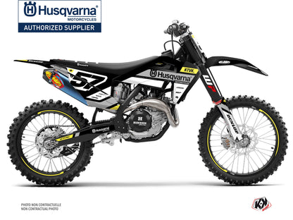 Husqvarna TC 125 Dirt Bike Start Graphic Kit Yellow