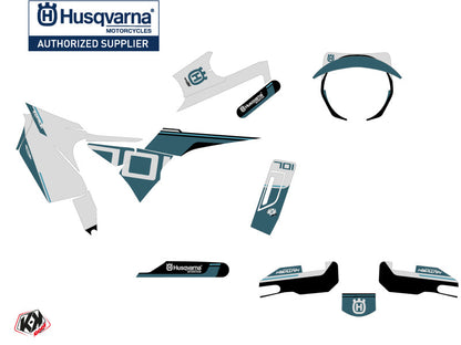 Husqvarna Svartpilen 701 Street Bike Straight Graphic Kit Blue White