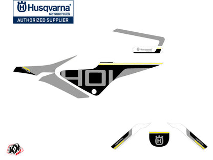 Husqvarna Vitpilen 401 Street Bike Straight Graphic Kit Grey Black