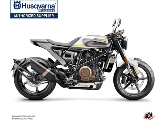 Husqvarna Vitpilen 701 Street Bike Straight Graphic Kit Grey Black