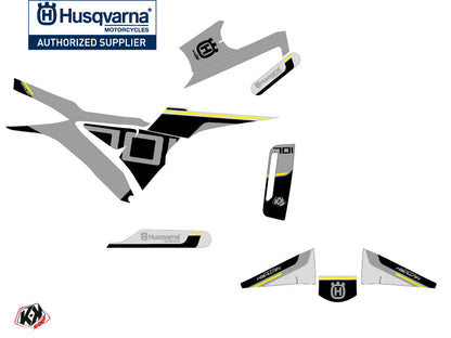 Husqvarna Vitpilen 701 Street Bike Straight Graphic Kit Grey Black